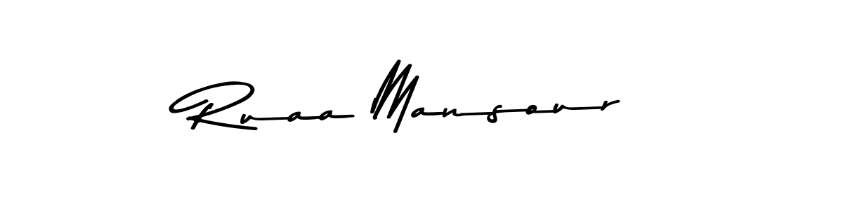 Check out images of Autograph of Ruaa Mansour name. Actor Ruaa Mansour Signature Style. Asem Kandis PERSONAL USE is a professional sign style online. Ruaa Mansour signature style 9 images and pictures png