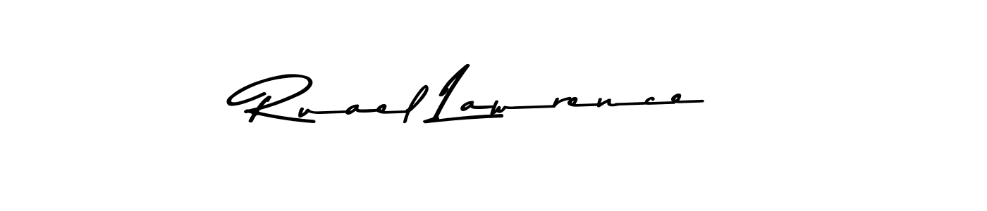 The best way (Asem Kandis PERSONAL USE) to make a short signature is to pick only two or three words in your name. The name Ruael Lawrence include a total of six letters. For converting this name. Ruael Lawrence signature style 9 images and pictures png