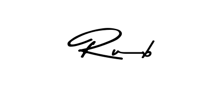 It looks like you need a new signature style for name Rub. Design unique handwritten (Asem Kandis PERSONAL USE) signature with our free signature maker in just a few clicks. Rub signature style 9 images and pictures png