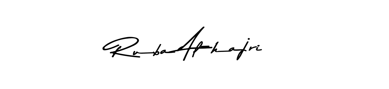 How to make Ruba Al-hajri signature? Asem Kandis PERSONAL USE is a professional autograph style. Create handwritten signature for Ruba Al-hajri name. Ruba Al-hajri signature style 9 images and pictures png