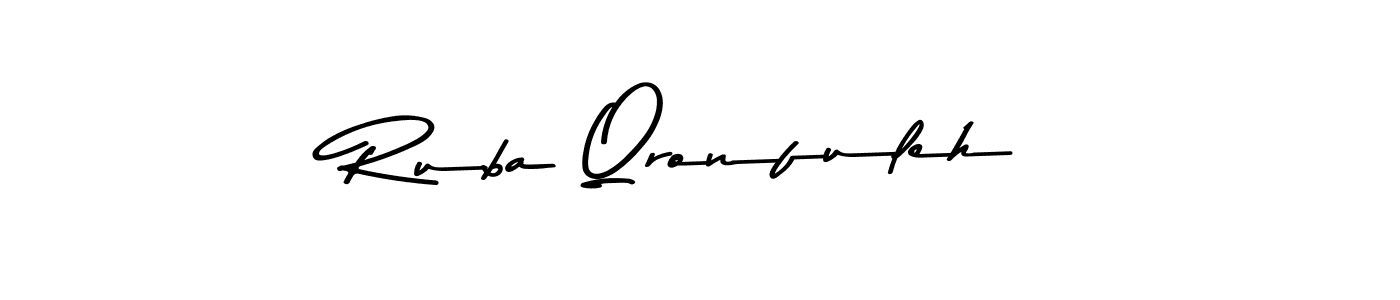 Best and Professional Signature Style for Ruba Qronfuleh. Asem Kandis PERSONAL USE Best Signature Style Collection. Ruba Qronfuleh signature style 9 images and pictures png