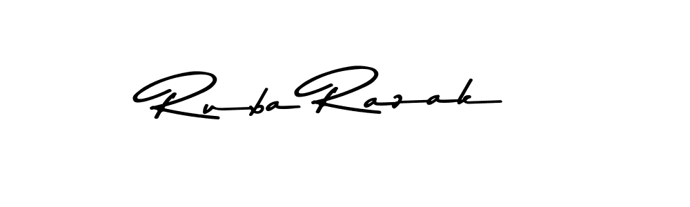 It looks lik you need a new signature style for name Ruba Razak. Design unique handwritten (Asem Kandis PERSONAL USE) signature with our free signature maker in just a few clicks. Ruba Razak signature style 9 images and pictures png