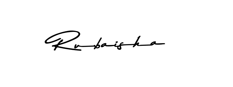 Similarly Asem Kandis PERSONAL USE is the best handwritten signature design. Signature creator online .You can use it as an online autograph creator for name Rubaisha. Rubaisha signature style 9 images and pictures png