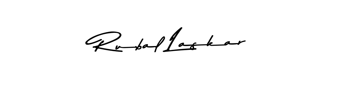 You should practise on your own different ways (Asem Kandis PERSONAL USE) to write your name (Rubal Laskar) in signature. don't let someone else do it for you. Rubal Laskar signature style 9 images and pictures png