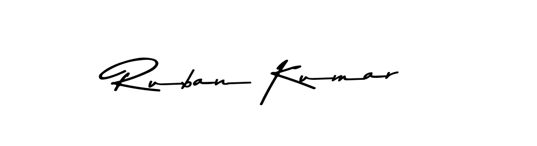 This is the best signature style for the Ruban Kumar name. Also you like these signature font (Asem Kandis PERSONAL USE). Mix name signature. Ruban Kumar signature style 9 images and pictures png