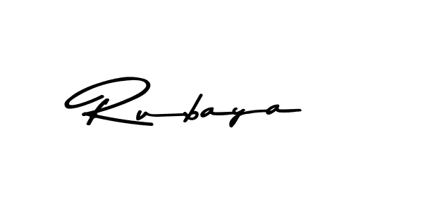 How to make Rubaya signature? Asem Kandis PERSONAL USE is a professional autograph style. Create handwritten signature for Rubaya name. Rubaya signature style 9 images and pictures png