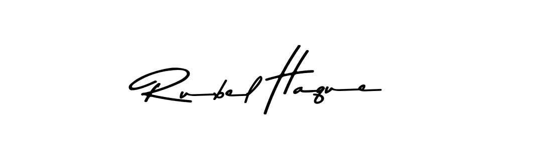 How to make Rubel Haque signature? Asem Kandis PERSONAL USE is a professional autograph style. Create handwritten signature for Rubel Haque name. Rubel Haque signature style 9 images and pictures png