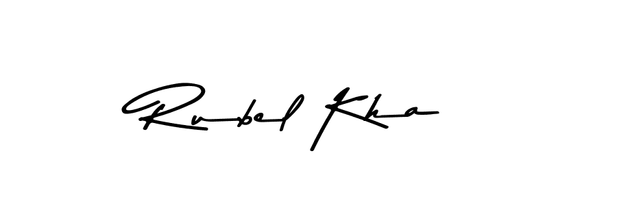 You should practise on your own different ways (Asem Kandis PERSONAL USE) to write your name (Rubel Kha) in signature. don't let someone else do it for you. Rubel Kha signature style 9 images and pictures png