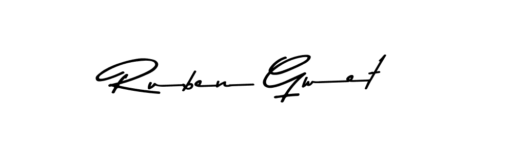 How to make Ruben Gwet signature? Asem Kandis PERSONAL USE is a professional autograph style. Create handwritten signature for Ruben Gwet name. Ruben Gwet signature style 9 images and pictures png