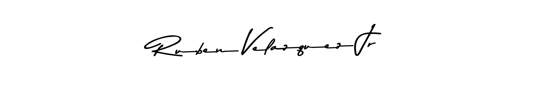 Make a beautiful signature design for name Ruben Velazquez Jr. With this signature (Asem Kandis PERSONAL USE) style, you can create a handwritten signature for free. Ruben Velazquez Jr signature style 9 images and pictures png