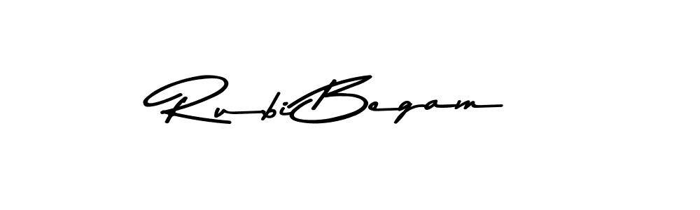 You should practise on your own different ways (Asem Kandis PERSONAL USE) to write your name (Rubi Begam) in signature. don't let someone else do it for you. Rubi Begam signature style 9 images and pictures png