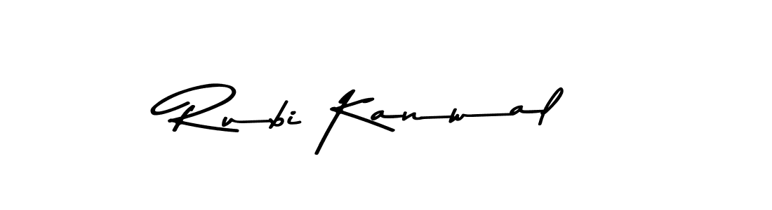 Also You can easily find your signature by using the search form. We will create Rubi Kanwal name handwritten signature images for you free of cost using Asem Kandis PERSONAL USE sign style. Rubi Kanwal signature style 9 images and pictures png