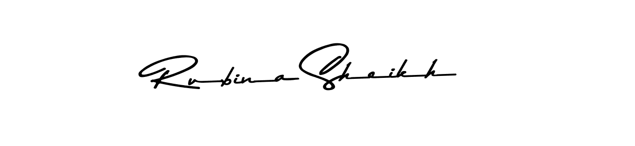 This is the best signature style for the Rubina Sheikh name. Also you like these signature font (Asem Kandis PERSONAL USE). Mix name signature. Rubina Sheikh signature style 9 images and pictures png