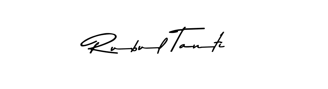 Make a short Rubul Tanti signature style. Manage your documents anywhere anytime using Asem Kandis PERSONAL USE. Create and add eSignatures, submit forms, share and send files easily. Rubul Tanti signature style 9 images and pictures png