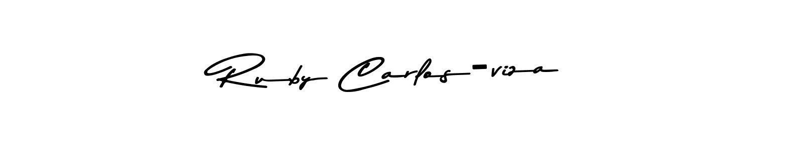 Here are the top 10 professional signature styles for the name Ruby Carlos-viza. These are the best autograph styles you can use for your name. Ruby Carlos-viza signature style 9 images and pictures png