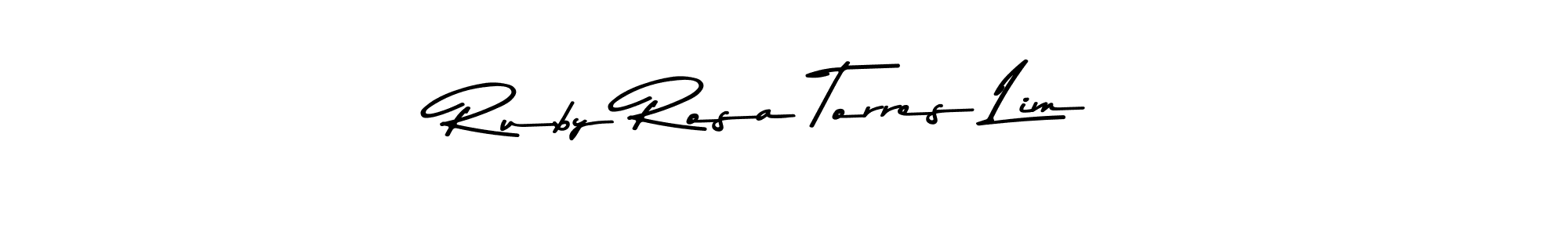 How to make Ruby Rosa Torres Lim signature? Asem Kandis PERSONAL USE is a professional autograph style. Create handwritten signature for Ruby Rosa Torres Lim name. Ruby Rosa Torres Lim signature style 9 images and pictures png