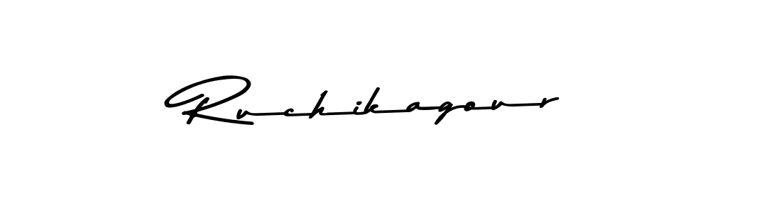 How to make Ruchikagour signature? Asem Kandis PERSONAL USE is a professional autograph style. Create handwritten signature for Ruchikagour name. Ruchikagour signature style 9 images and pictures png