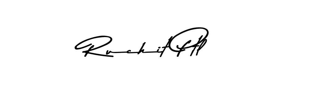 Also we have Ruchit Ptl name is the best signature style. Create professional handwritten signature collection using Asem Kandis PERSONAL USE autograph style. Ruchit Ptl signature style 9 images and pictures png