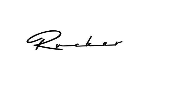 Make a beautiful signature design for name Rucker. With this signature (Asem Kandis PERSONAL USE) style, you can create a handwritten signature for free. Rucker signature style 9 images and pictures png