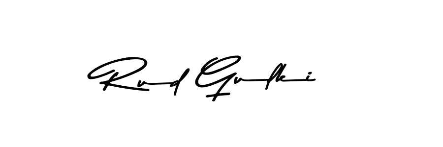 You should practise on your own different ways (Asem Kandis PERSONAL USE) to write your name (Rud Gulki) in signature. don't let someone else do it for you. Rud Gulki signature style 9 images and pictures png