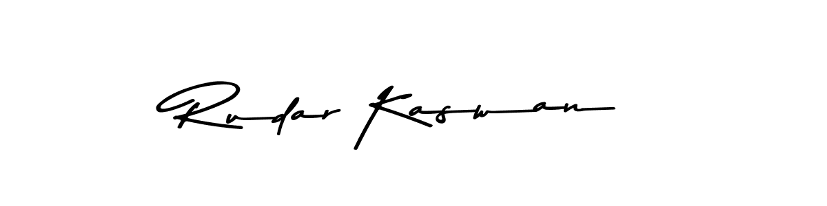 Make a beautiful signature design for name Rudar Kaswan. Use this online signature maker to create a handwritten signature for free. Rudar Kaswan signature style 9 images and pictures png