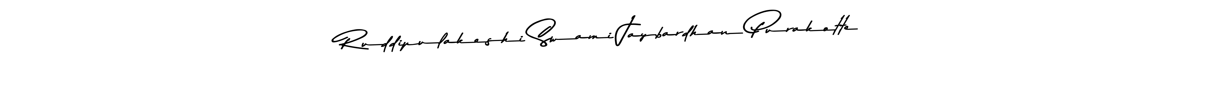 You can use this online signature creator to create a handwritten signature for the name Ruddipulakeshi Swami Jaybardhan Purakotte. This is the best online autograph maker. Ruddipulakeshi Swami Jaybardhan Purakotte signature style 9 images and pictures png