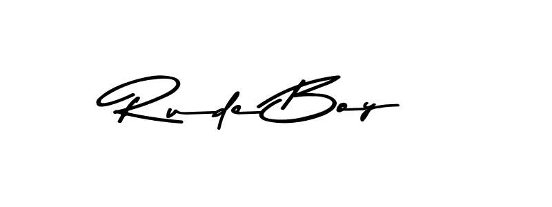 Design your own signature with our free online signature maker. With this signature software, you can create a handwritten (Asem Kandis PERSONAL USE) signature for name Rude Boy. Rude Boy signature style 9 images and pictures png