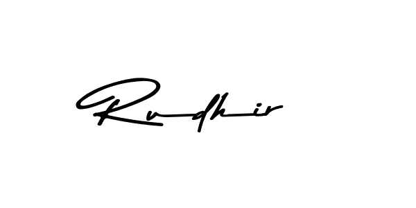 The best way (Asem Kandis PERSONAL USE) to make a short signature is to pick only two or three words in your name. The name Rudhir include a total of six letters. For converting this name. Rudhir signature style 9 images and pictures png