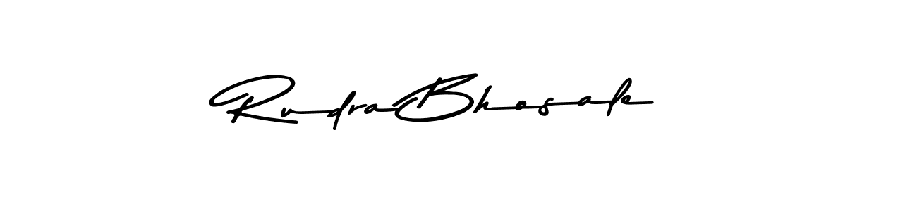 Design your own signature with our free online signature maker. With this signature software, you can create a handwritten (Asem Kandis PERSONAL USE) signature for name Rudra Bhosale. Rudra Bhosale signature style 9 images and pictures png