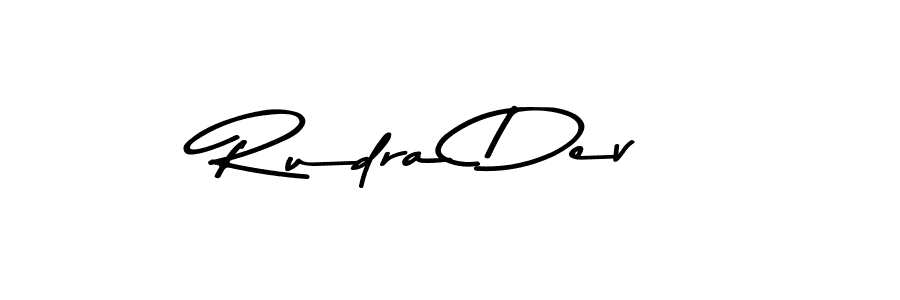 How to make Rudra Dev name signature. Use Asem Kandis PERSONAL USE style for creating short signs online. This is the latest handwritten sign. Rudra Dev signature style 9 images and pictures png