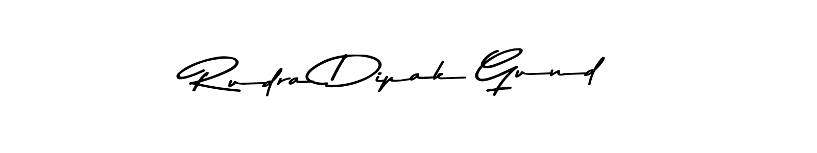 if you are searching for the best signature style for your name Rudra Dipak Gund. so please give up your signature search. here we have designed multiple signature styles  using Asem Kandis PERSONAL USE. Rudra Dipak Gund signature style 9 images and pictures png