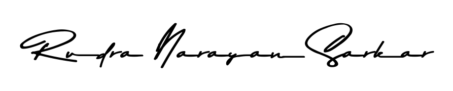 Create an unforgettable impression when signing with Rudra Narayan Sarkar name styled in Asem Kandis PERSONAL USE typography. 100% free online generator. Rudra Narayan Sarkar signature style 9 images and pictures png