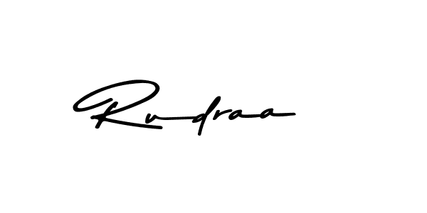 Use a signature maker to create a handwritten signature online. With this signature software, you can design (Asem Kandis PERSONAL USE) your own signature for name Rudraa. Rudraa signature style 9 images and pictures png