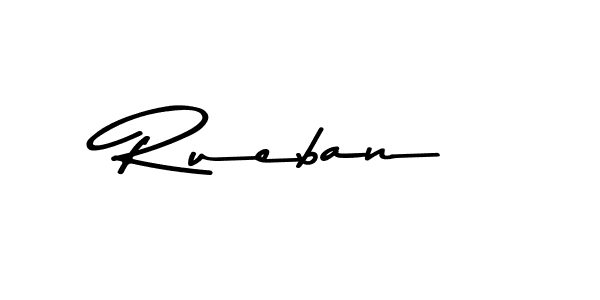 How to make Rueban signature? Asem Kandis PERSONAL USE is a professional autograph style. Create handwritten signature for Rueban name. Rueban signature style 9 images and pictures png