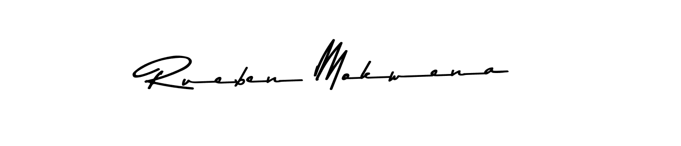 You should practise on your own different ways (Asem Kandis PERSONAL USE) to write your name (Rueben Mokwena) in signature. don't let someone else do it for you. Rueben Mokwena signature style 9 images and pictures png