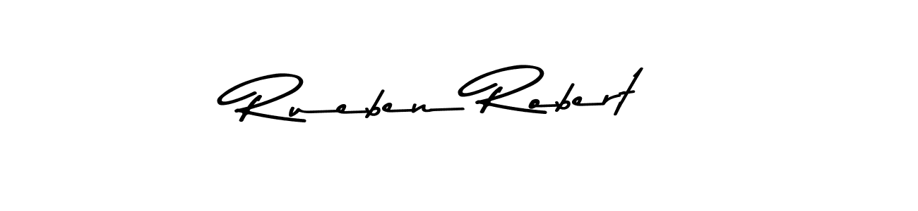 Design your own signature with our free online signature maker. With this signature software, you can create a handwritten (Asem Kandis PERSONAL USE) signature for name Rueben Robert. Rueben Robert signature style 9 images and pictures png