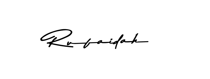 Use a signature maker to create a handwritten signature online. With this signature software, you can design (Asem Kandis PERSONAL USE) your own signature for name Rufaidah. Rufaidah signature style 9 images and pictures png