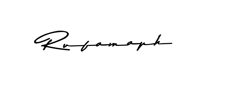 This is the best signature style for the Rufamaph name. Also you like these signature font (Asem Kandis PERSONAL USE). Mix name signature. Rufamaph signature style 9 images and pictures png