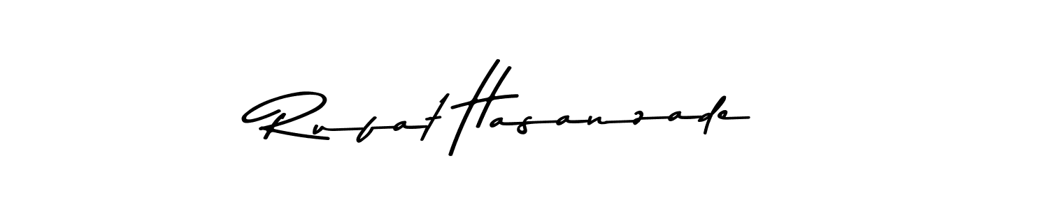 This is the best signature style for the Rufat Hasanzade name. Also you like these signature font (Asem Kandis PERSONAL USE). Mix name signature. Rufat Hasanzade signature style 9 images and pictures png