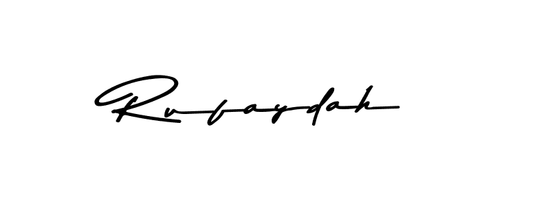 Make a beautiful signature design for name Rufaydah. Use this online signature maker to create a handwritten signature for free. Rufaydah signature style 9 images and pictures png