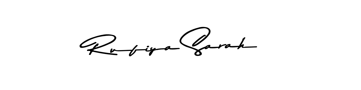 Create a beautiful signature design for name Rufiya Sarah. With this signature (Asem Kandis PERSONAL USE) fonts, you can make a handwritten signature for free. Rufiya Sarah signature style 9 images and pictures png