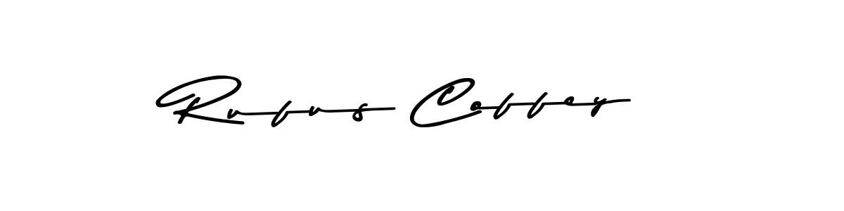 Also You can easily find your signature by using the search form. We will create Rufus Coffey name handwritten signature images for you free of cost using Asem Kandis PERSONAL USE sign style. Rufus Coffey signature style 9 images and pictures png