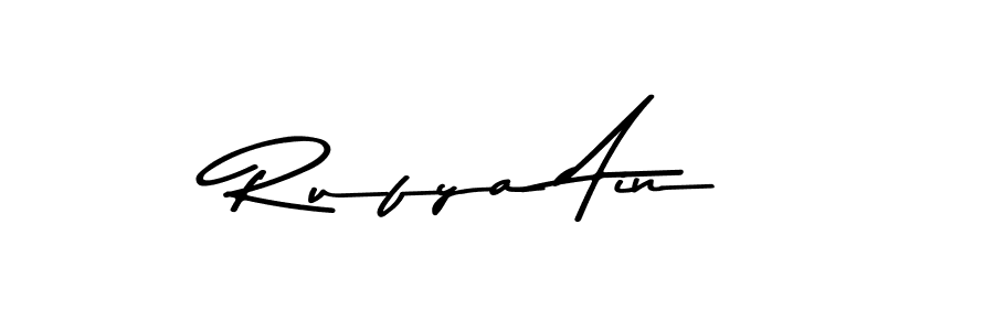 Also You can easily find your signature by using the search form. We will create Rufya Ain name handwritten signature images for you free of cost using Asem Kandis PERSONAL USE sign style. Rufya Ain signature style 9 images and pictures png