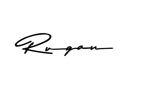 Use a signature maker to create a handwritten signature online. With this signature software, you can design (Asem Kandis PERSONAL USE) your own signature for name Rugan. Rugan signature style 9 images and pictures png