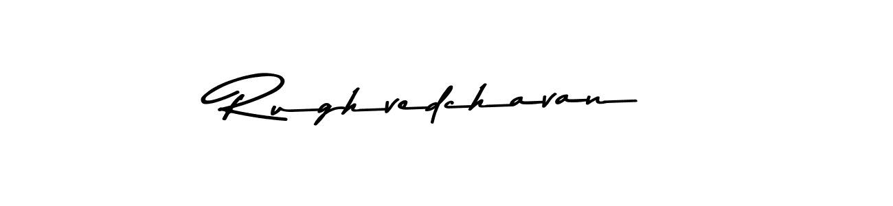 Use a signature maker to create a handwritten signature online. With this signature software, you can design (Asem Kandis PERSONAL USE) your own signature for name Rughvedchavan. Rughvedchavan signature style 9 images and pictures png