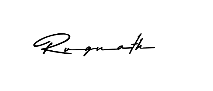 Rugnath stylish signature style. Best Handwritten Sign (Asem Kandis PERSONAL USE) for my name. Handwritten Signature Collection Ideas for my name Rugnath. Rugnath signature style 9 images and pictures png