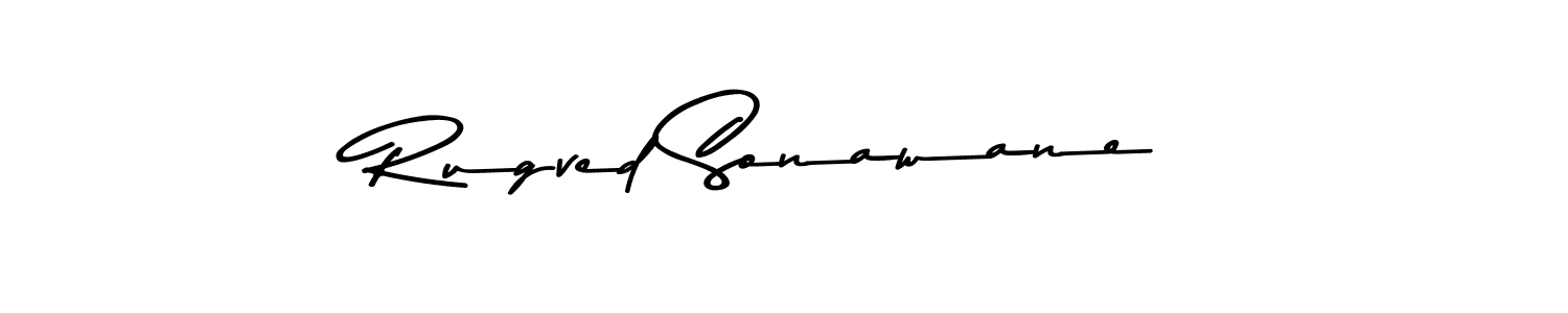 Make a beautiful signature design for name Rugved Sonawane. Use this online signature maker to create a handwritten signature for free. Rugved Sonawane signature style 9 images and pictures png