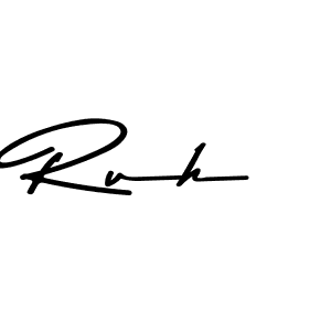 Similarly Asem Kandis PERSONAL USE is the best handwritten signature design. Signature creator online .You can use it as an online autograph creator for name Ruh. Ruh signature style 9 images and pictures png