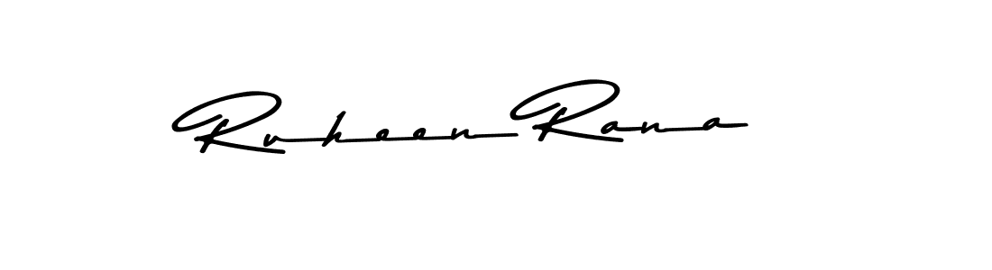 Also we have Ruheen Rana name is the best signature style. Create professional handwritten signature collection using Asem Kandis PERSONAL USE autograph style. Ruheen Rana signature style 9 images and pictures png