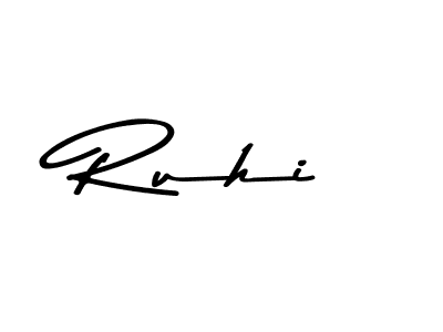 Use a signature maker to create a handwritten signature online. With this signature software, you can design (Asem Kandis PERSONAL USE) your own signature for name Ruhi. Ruhi signature style 9 images and pictures png